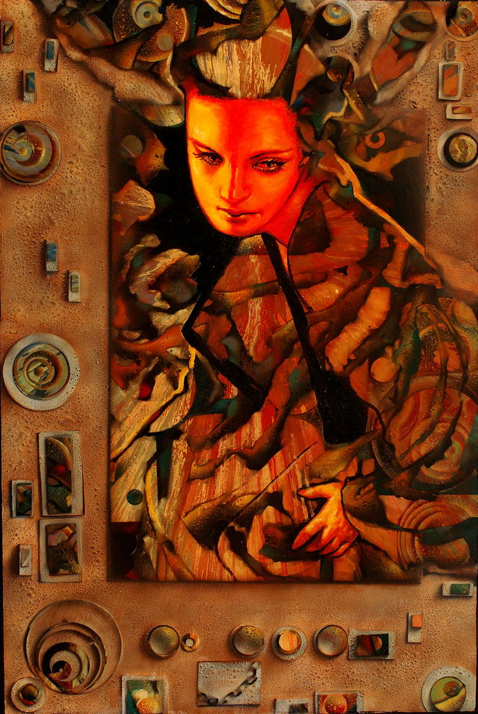 Acrylic and Lacquer on Wood, 4ft x 6ft - 2003 